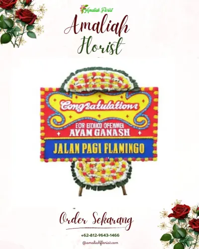Bunga Papan Congratulation di Kubang